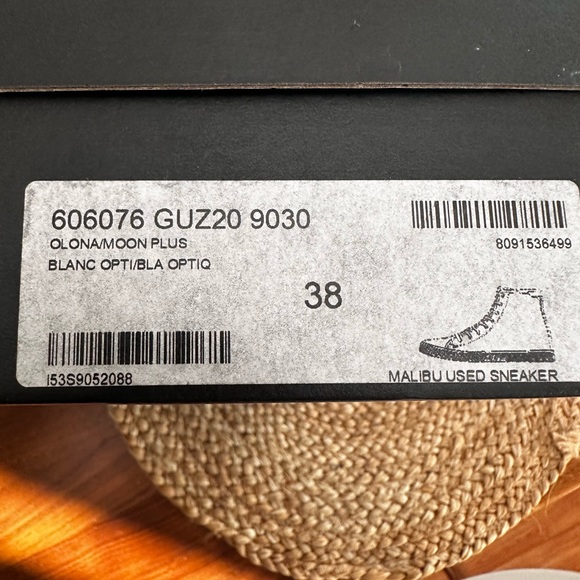 Saint Laurent White High-Top Sneakers Canvas Style - Picture 11 of 11